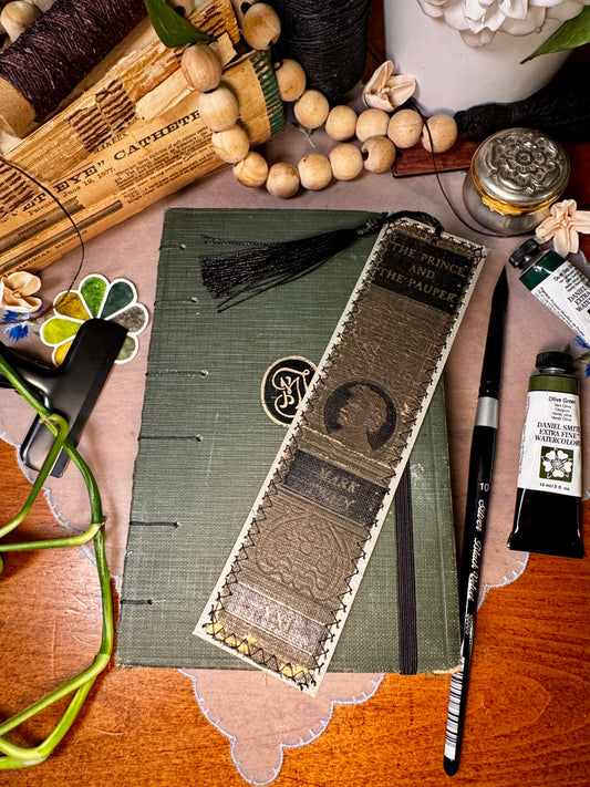 'The Prince and the Pauper' Bare Spine Watercolor Journal