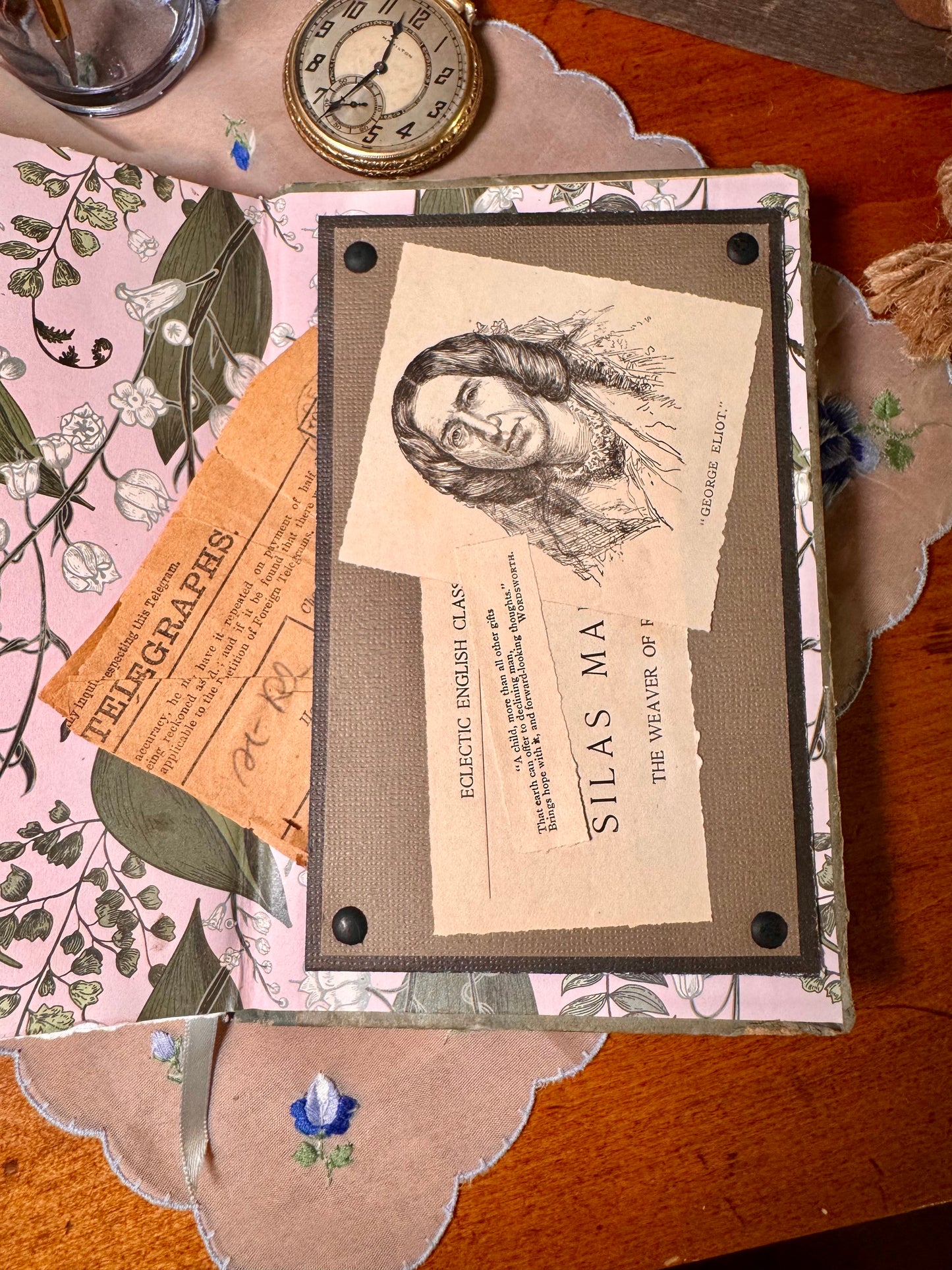 'Silas Marner: The Weaver of Raveloe' Sketchbook Journal