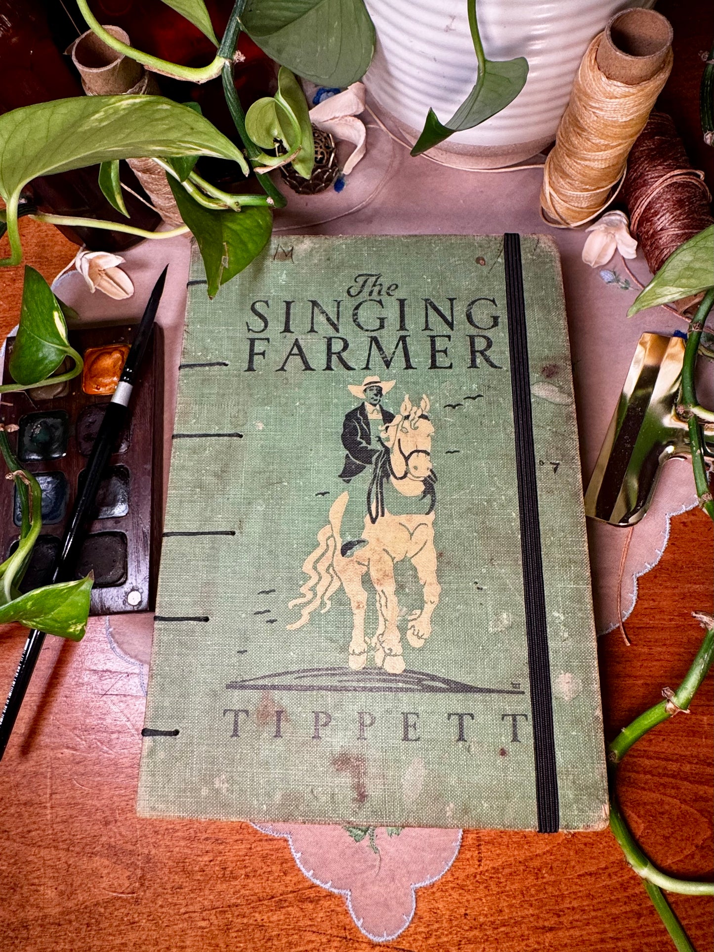'The Singing Farmer' Bare Spine Watercolor Journal