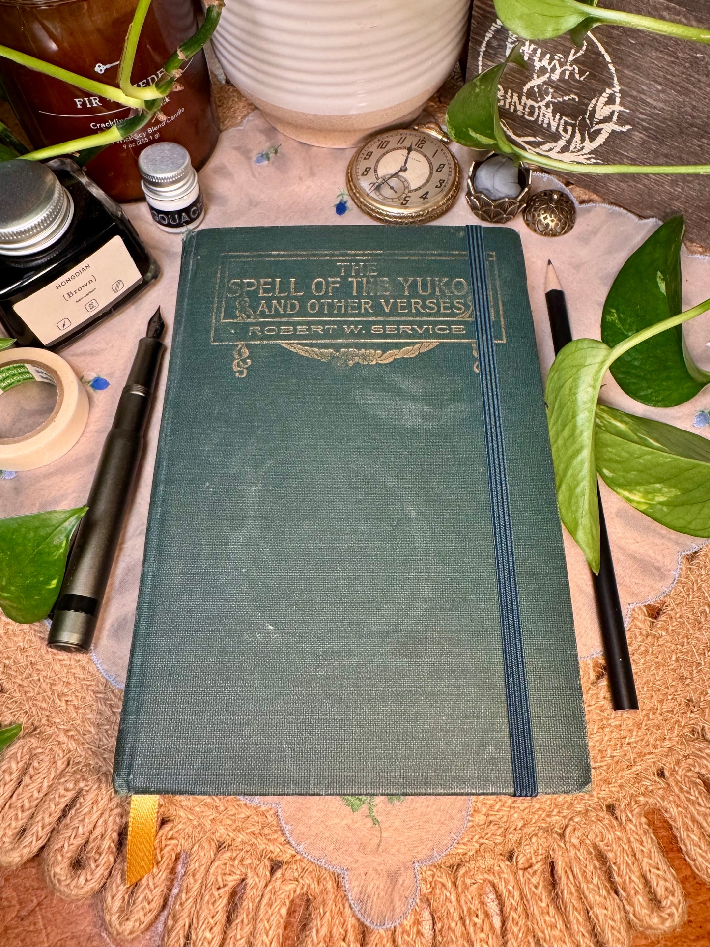 ‘The Spell of the Yukon & Other Verses’ Mixed Media Journal