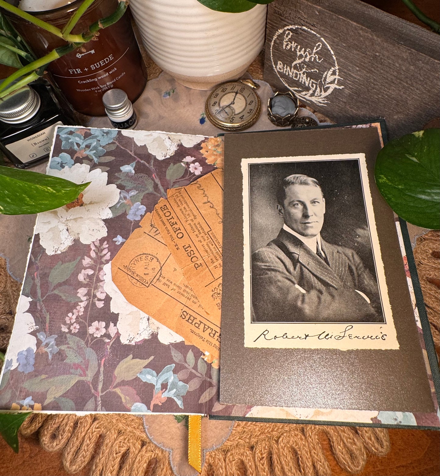 ‘The Spell of the Yukon & Other Verses’ Mixed Media Journal