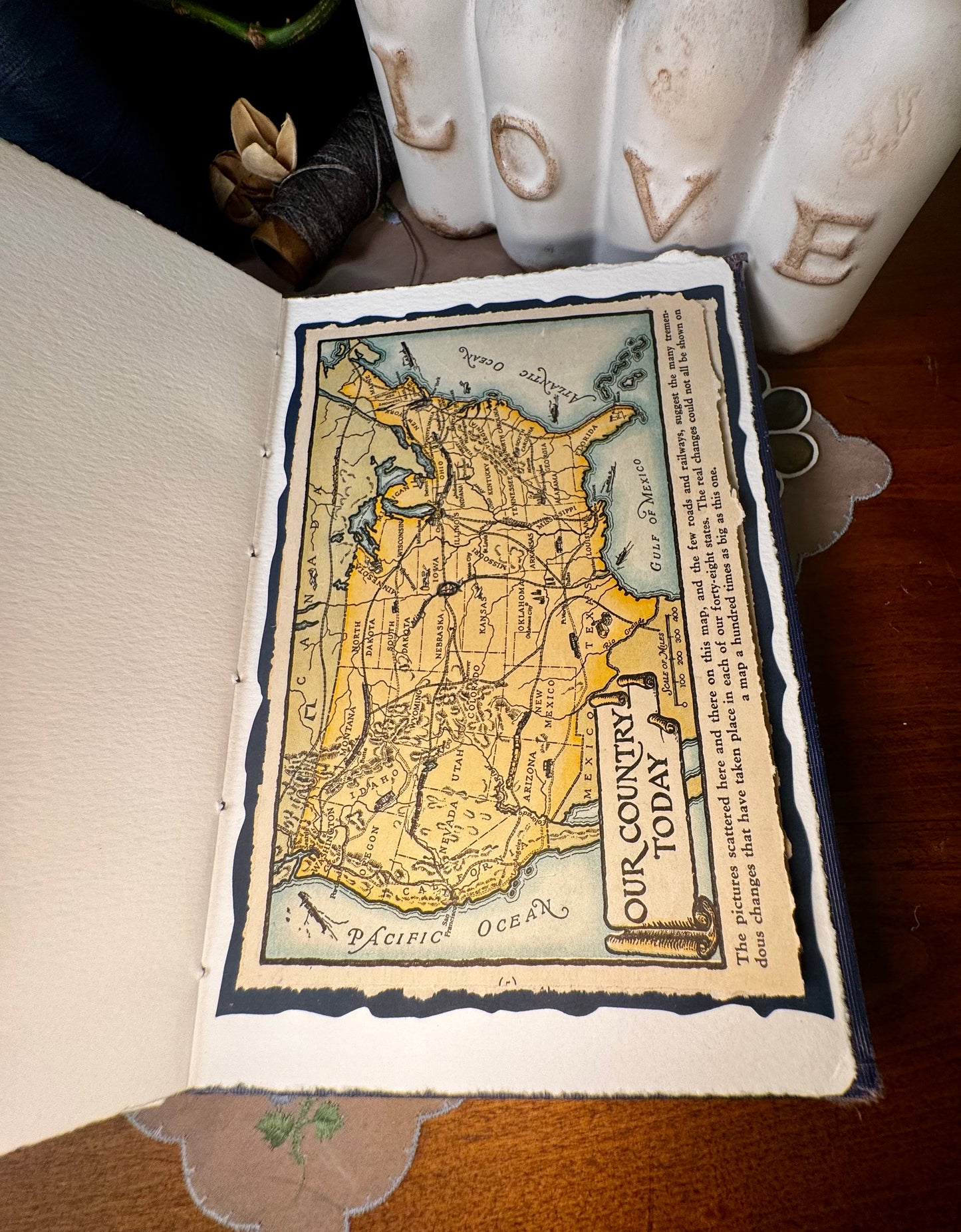 'The Story of America' Bare Spine Watercolor Journal