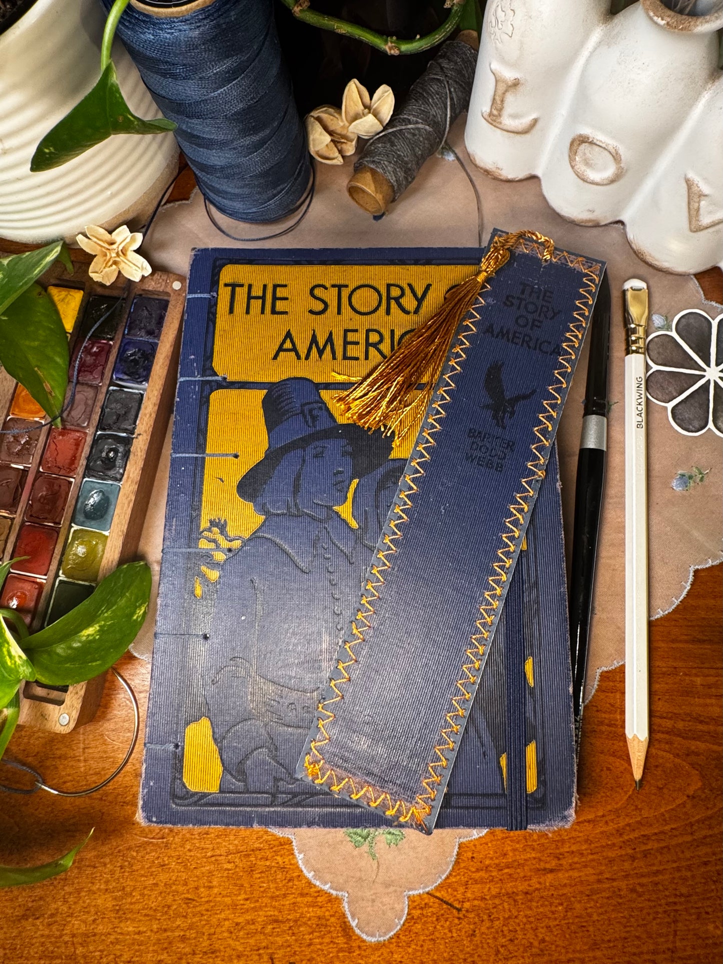 'The Story of America' Bare Spine Watercolor Journal