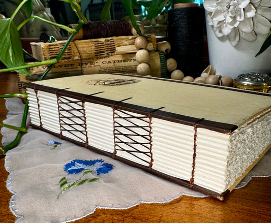 'Thomas Cather's Journal of a Voyage to America' Bare Spine Watercolor Journal