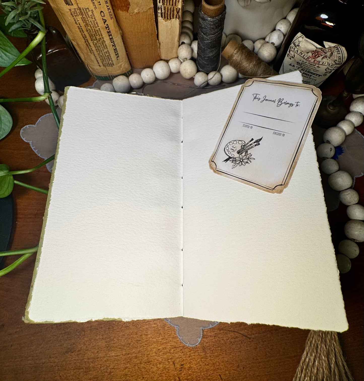 'L'année préparatoire d'Histoire de France' Bare Spine Mini Watercolor Journal